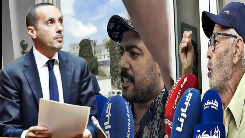 مواطنون-بتطوان-ينفجرون-في-وجه-الأطر-الصحية-بمستشفى-سانية-الرمل-لحظة-وصول-وزير-الصحة
