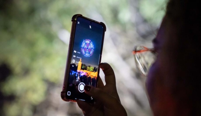 عرض-مضيء-لطائرات-“الدرون”-بموقع-شالة-الأثري-احتفاء-بالإرث-التاريخي-للمغرب