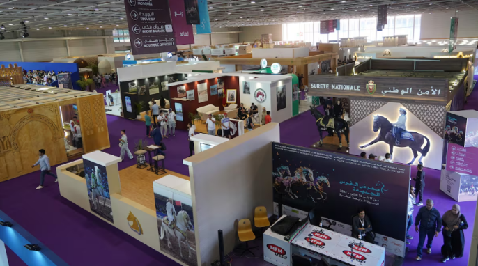 القوات-المسلحة-الملكية-تشارك-في-الدورة-16-لمعرض-الفرس-بالجديدة