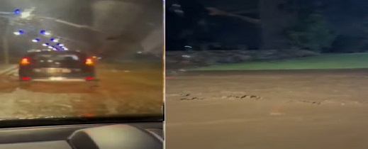 فيضانات-تعرقل-حركة-السير-بمدخل-الناظور-بسبب-التساقطات-الرعدية