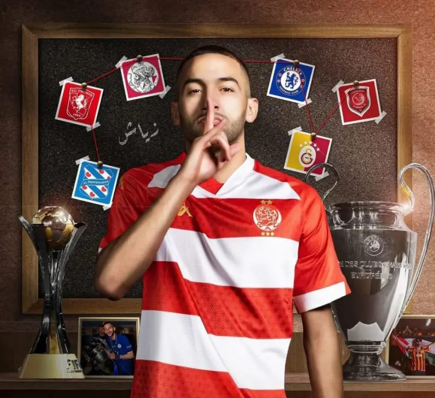 الوداد-يعلن-رسميا-تعاقده-مع-حكيم-زياش