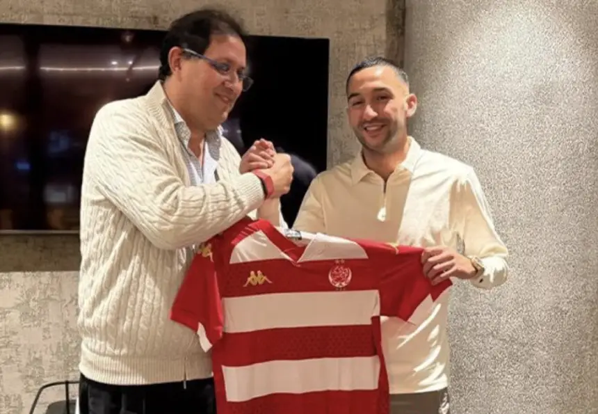 رسميا.الوداد-يعلن-عن-مدة-تعاقده-مع-حكيم-زياش