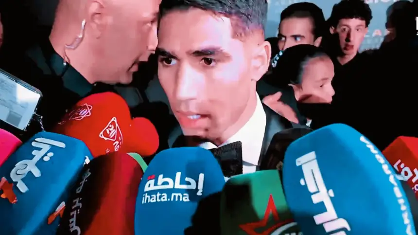 حكيمي-يعبر-عن-سعادته-بعد-التتويج-بالكرة-الذهبية-وهذا-ماقاله-عن-موعد-عودته-من-الإصابة