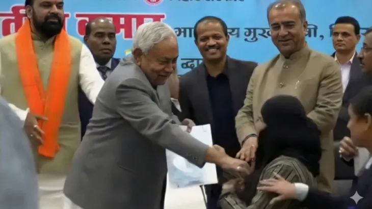 رئيس-وزراء-بالهند-ينزع-نقاب-طبيبة-مسلمة-ويثير-غضبا-واسعا(فيديو)