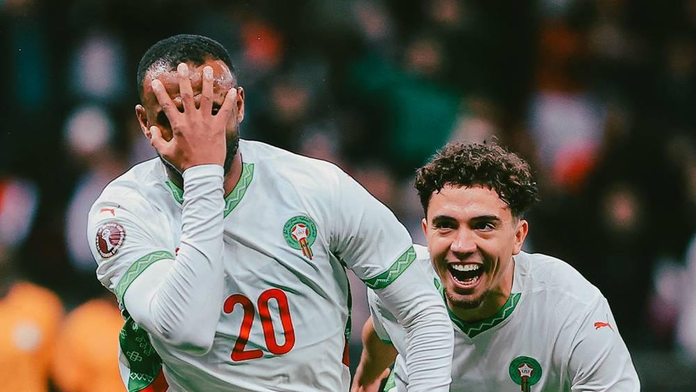 المغرب-يكتسح-زامبيا-بثلاثية-ويتأهل-للثمن-متصدرا-المجموعة(فيديو)