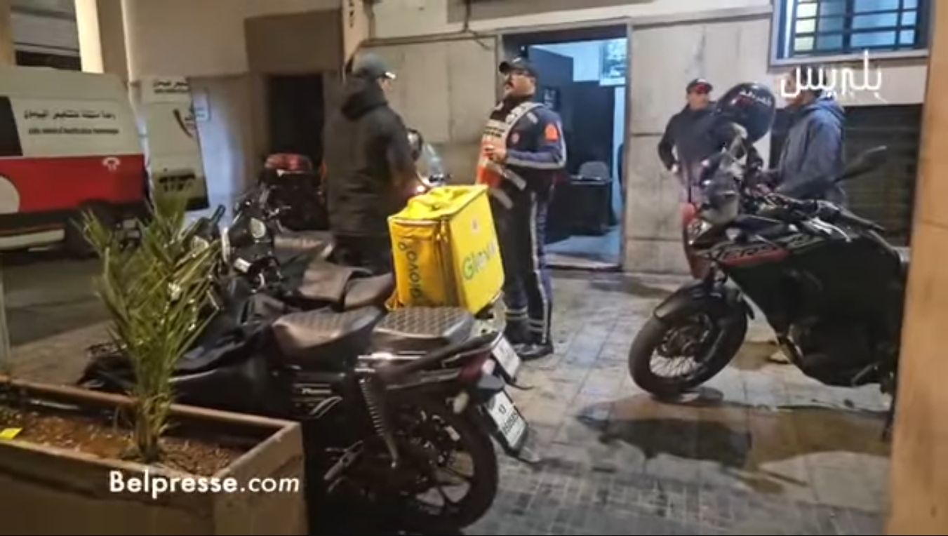 السلطات-الأمنية-توقف-دراجات-نارية-تقوم-بسياقة-استعراضية