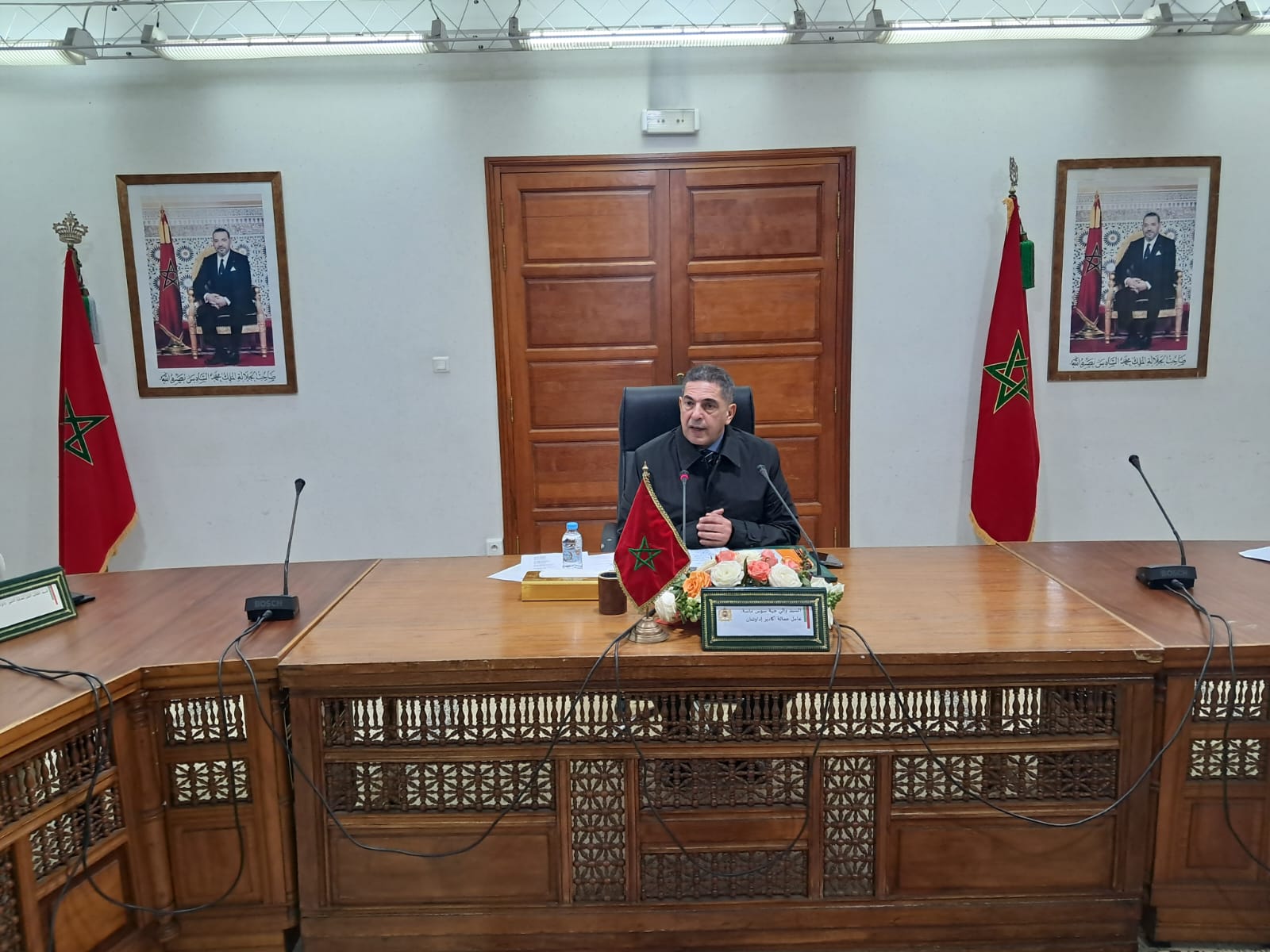 الوالي-أمزازي-يستنفر-لجنة-اليقظة-لمواجهة-تداعيات-النشرة-الإنذارية