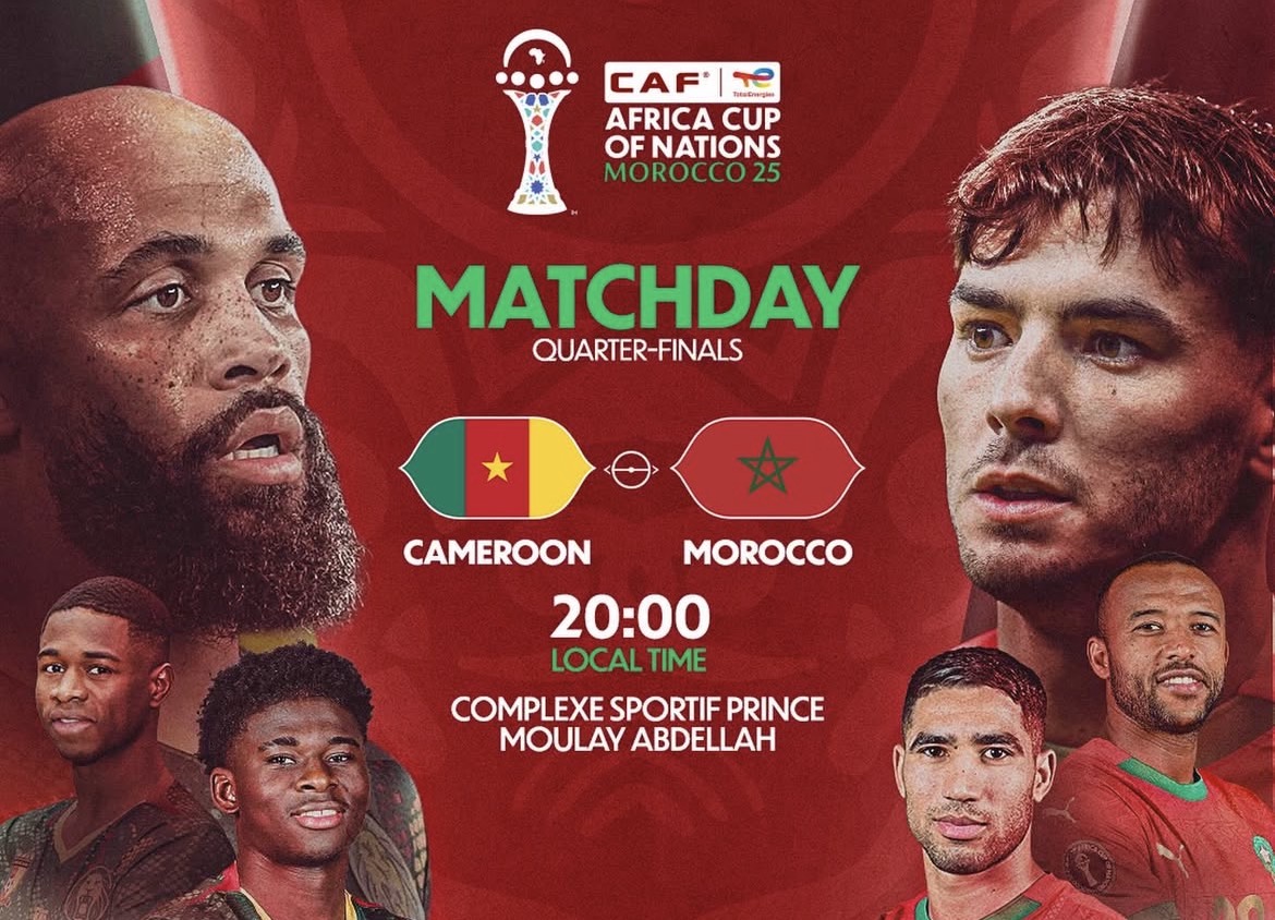 المغرب-يواجه-الكاميرون-في-ربع-النهائي.الموعد-والقنوات-الناقلة