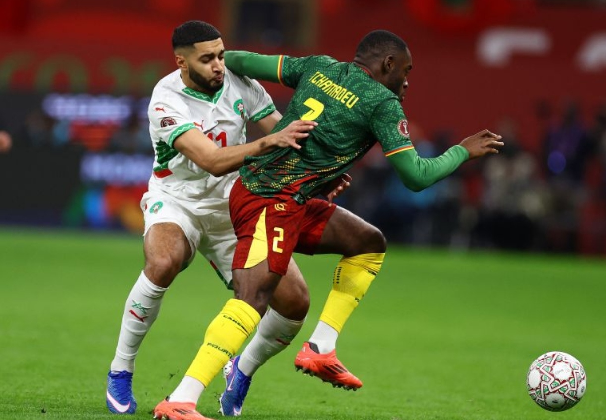 المغرب-يحسم-تأهله-أمام-الكاميرون-ويبلغ-نصف-النهائي