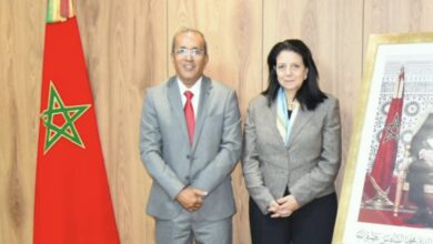 الوزيرة-المكلفة-بالانتقال-الرقمي-تستقبل-النائب-الثالث-لرئيس-جهة-الداخلة-–-وادي-الذهب-لبحث-تنزيل-المشاريع-الرقمية-والطاقية