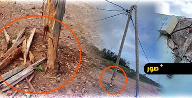 أعمدة-كهرباء-متآكلة-تهدد-حياة-الساكنة-بحي-القرمود