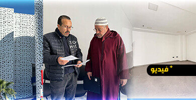 تجار-الناظور-يستلمون-مفاتيح-“ناظور-سانتر”:-نهاية-“عقد-من-الانتظار”-لضحايا-حريق-السوبير-مارشي