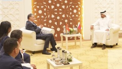 تعزيزا-لعلاقات-التعاون-القانوني-والقضائي-بين-البلدين.-وهبي-يلتقي-وزير-العدل-القطري