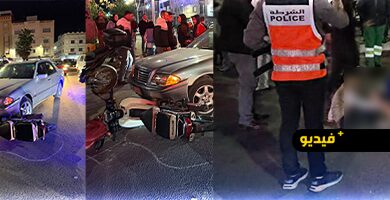 حادثة-سير-خطيرة-بالناظور-قرب-“مدار-الحمامة”-تصيب-ثلاثة-أشقاء