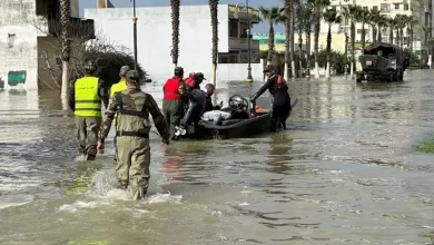 القصر-الكبير.-جهود-متواصلة-لإجلاء-المواطنين-لمناطق-آمنة-من-خطر-الفيضانات