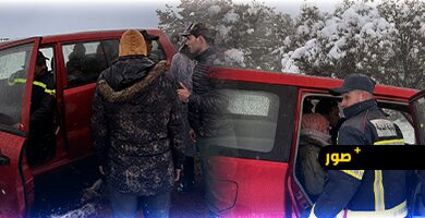 بتعليمات-من-عامل-الحسيمة.-تدخل-ميداني-ينقذ-امرأة-محاصرة-بالثلوج