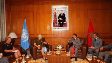 المفتش-العام-للقوات-المسلحة-الملكية-يجري-مباحثات-مع-المستشارة-العسكرية-بالإنابة-لمنظمة-الأمم-المتحدة