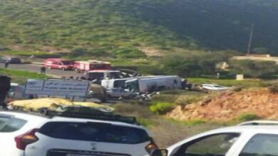 وفاة-4-من-موظفي-الأمن-وإصابة-العشرات-في-حادث-سير