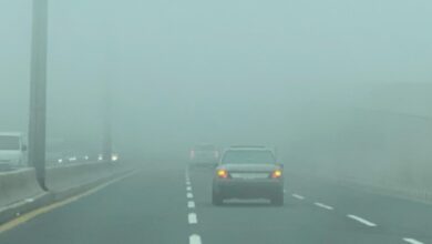 انخفاض-الرؤية-وغبار-كثيف.-المديرية-العامة-للأرصاد-تحذر-مستعملي-الطريق