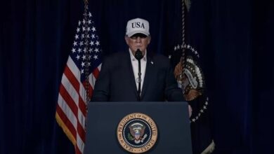 ترامب-:-الولايات-المتحدة-تشن-ضربات-عسكرية-“واسعة-النطاق”-ضد-إيران