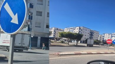 استياء-في-سلوان-بعد-دخول-شاحنة-لنقل-اللحوم-التابعة-لبلدية-الناظور-في-الاتجاه-المعاكس