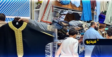 إمزورن.-إقبال-متزايد-على-الملابس-التقليدية-مع-اقتراب-عيد-الفطر