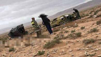 حادثة-سير-مروعة-بالناظور:-انقلاب-سيارتين-يخلف-وفاة-وإصابات-داخل-عائلة-واحدة