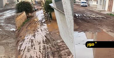 بلوكاج-تنموي-ومخاطر-بيئية-تتفاقم-بعد-أشغال-حي-إبوعجاجا.-ومطالب-بإصلاح-الأضرار