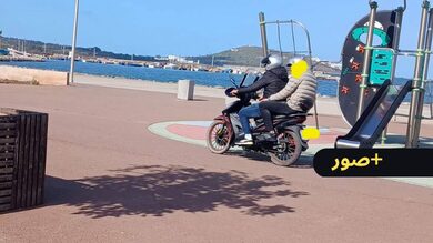 فوضى-الدراجات-النارية-تجتاح-كورنيش-الناظور-وشارع-80-في-ظل-غياب-تدخل-وكالة-مارشيكا