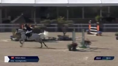 ابن-عم-الملك-يصاب-بكسر-جراء-سقوط-عنيف-خلال-مسابقة-للفروسية