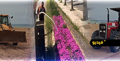 واجهة-أركمان-البحرية-تتجمل.-أشغال-مكثفة-لتهيئة-الشاطئ-قبل-حلول-الصيف