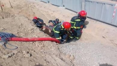 حادث-خطير-بجرسيف.-انهيار-أرضي-يدفن-3-عمال-واستنفار-واسع-للإنقاذ