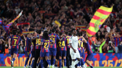 برشلونة-يحسم-الكلاسيكو-ويظفر-بلقب-الليغا