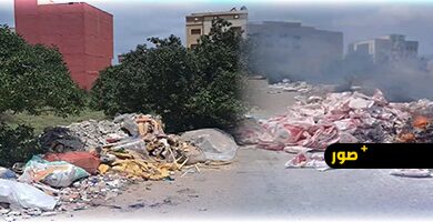 ساكنة-حي-المطار-بالناظور-تطالب-بوقف-الرمي-العشوائي-للنفايات