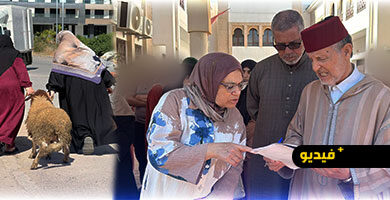 المجلس-العلمي-بالناظور-يدخل-الفرحة-على-بيوت-القيمين-الدينيين-والأسر-المعوزة-بتوزيع-أضاحي-العيد