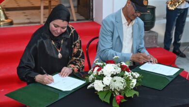 اعادة-افتتاح-رواق-الدريسي-وتوقيع-شراكة-بين-امهاوش-والمنصوري-لصونٌ-الذاكرة-الفنية