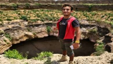 سقط-في-عمق-31-مترا.-انتشال-جثمان-“سبايدر-مان-اليمن”-بعد-يومين-من-سقوطه-في-فوهة-بركان