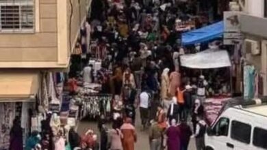 تجار-“أولاد-ميمون”-يقررون-الاحتجاج-تنديدا-بالحصار-المفروض-على-السوق