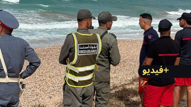 مأساة-في-أركمان.-نجاة-أب-وغرق-ابنه-بشاطئ-المهندس-والسلطات-تباشر-الأبحاث