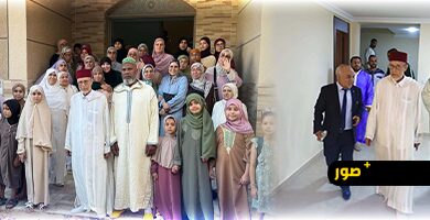 افتتاح-كتاب-قرآني-جديد-بدوار-“صحراوة”-بالناظور-في-غمرة-الأفراح-الوطنية-والدينية