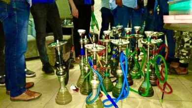 درك-الحسيمة-يداهم-مقهى-بشاطئ-الصفيحة-ويحجز-كميات-من-النراجيل-ومادة-المعسل
