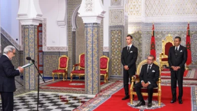 جلالة-الملك-يستقبل-والي-بنك-المغرب