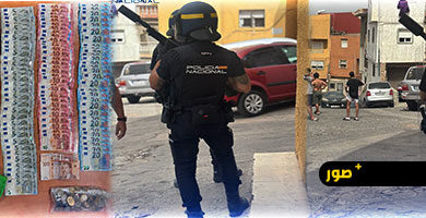 مليلية-تتحول-إلى-ساحة-مواجهة-وإصابة-6-عناصر-من-الشرطة-خلال-مداهمة-وكر-للمخدرات