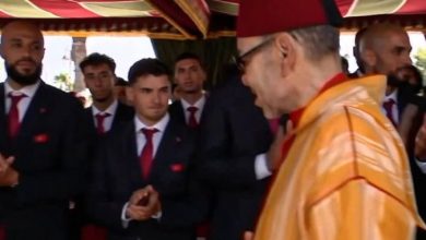 لاعبو-المنتخب-المغربي-لكرة-القدم-يعربون-عن-سعادتهم-واعتزازهم-بالمشاركة-في-احتفالات-عيد-العرش