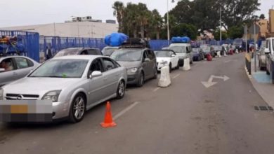 نحو-220-سيارة-تعبر-معبر-بني-أنصار-في-الساعات-الأولى-بعد-إعادة-فتحه-تدريجيا