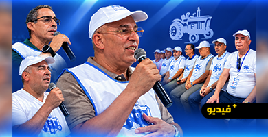 أجواء-حماسية-ترافق-محطة-محمد-مومني-الانتخابية-ببني-أنصار