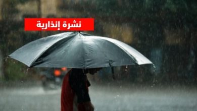 نشرة-برتقالية-تحذر-من-زخات-رعدية-وهبات-رياح-اليوم-الأحد