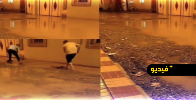 دقائق-من-الأمطار-تغرق-أزقة-حي-“إبوعجاجا”-بالناظور-وتجدد-معاناة-ساكنته