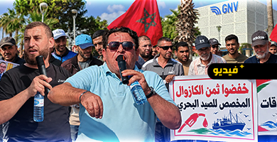 مهنيّو-الصيد-البحري-بالناظور-يحتجون-أمام-المندوبية-ويطالبون-بحلول-لإكراهات-القطاع